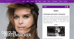 Desktop Screenshot of carolin-fortenbacher.de